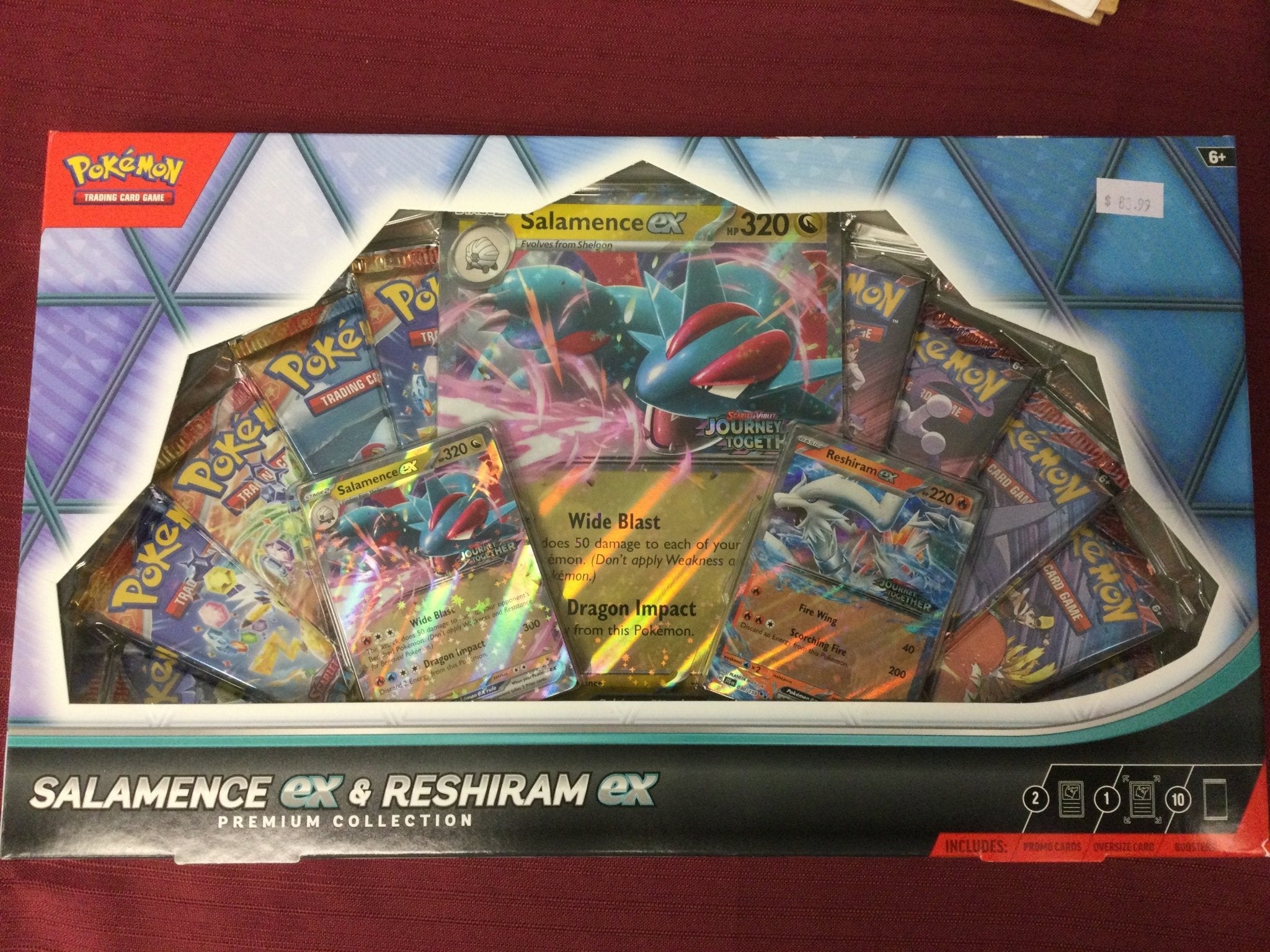 Pokémon Salamence ex &Reshiram - WiredVillage Games - WiredVillage Games